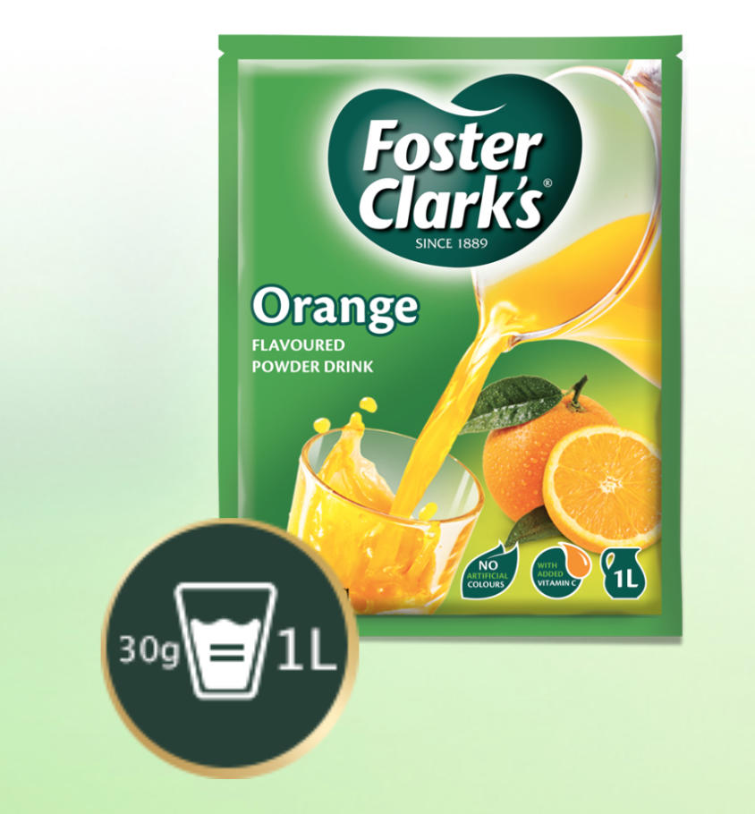 FOSTER CLARK ORANGE POWDER 30G