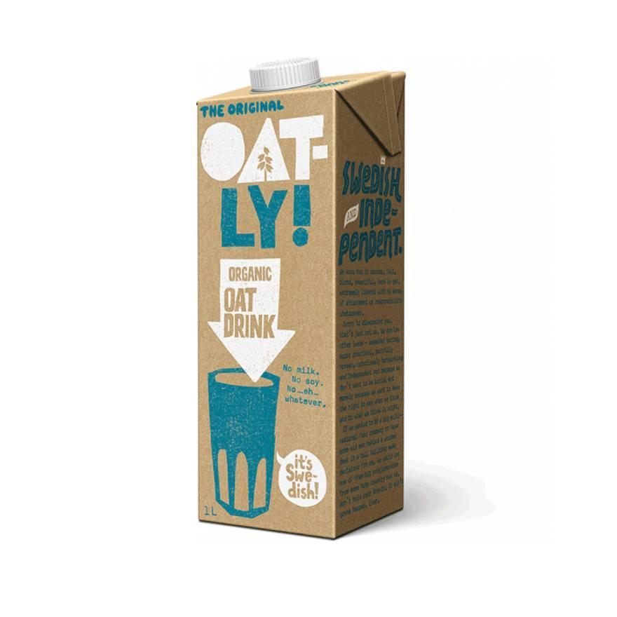 OATLY OAT DRINK ORGANIC 1LTR - Lighthouse Supermarket, Gozo