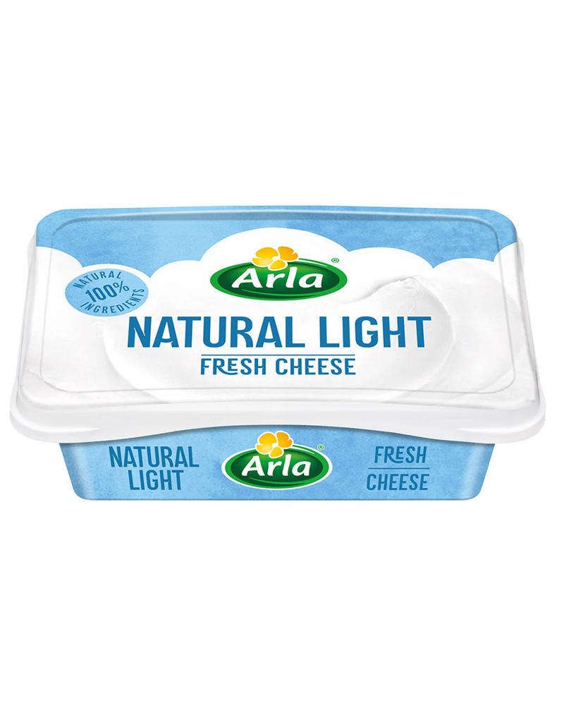 ARLA CREAM CHEESE LIGHT NAT 200G Lighthouse Supermarket, Gozo