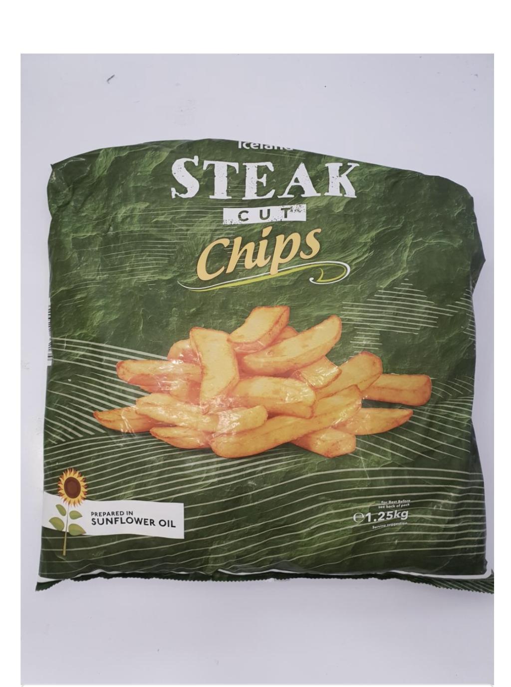 ICELAND STRAIGHT CUT CHIPS 1.25KG