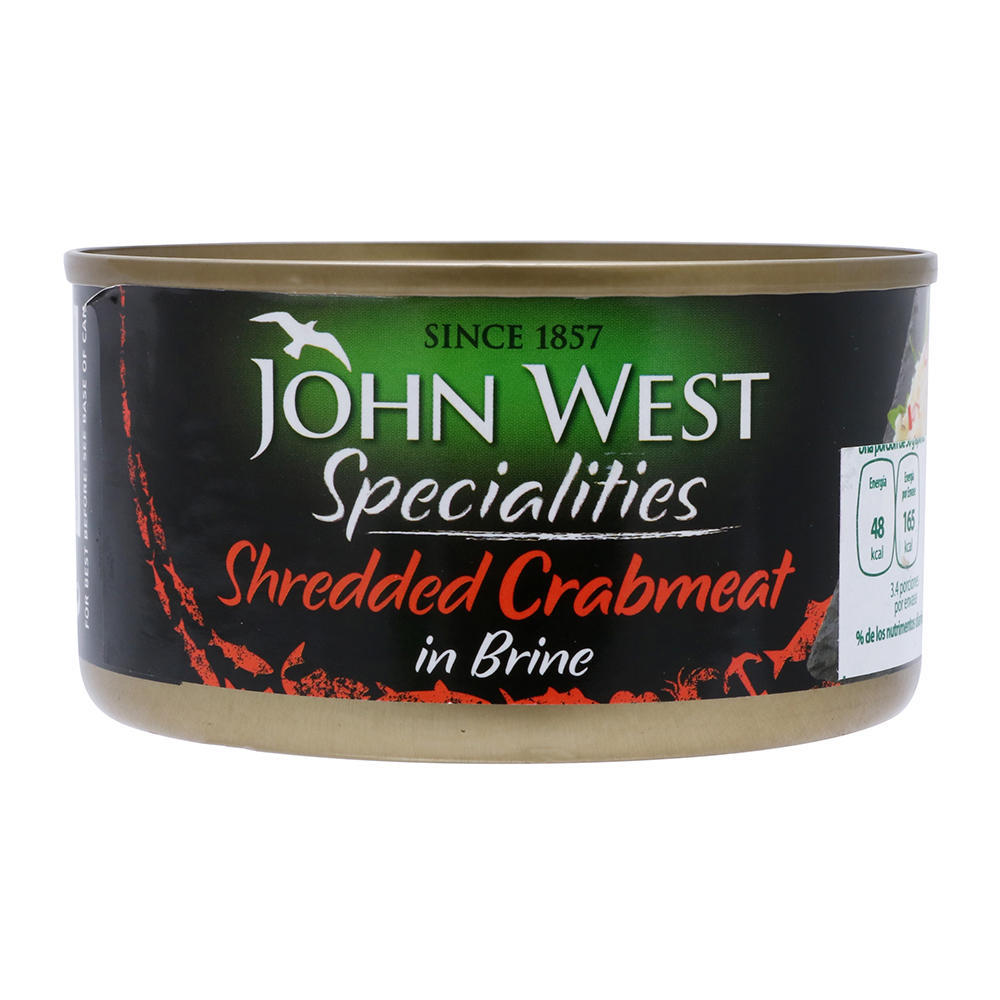 JOHN WEST SHREDDED CRAB 170G - Lighthouse Supermarket, Gozo