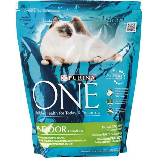 Purina One Indoor Formula Cat Turkey 800g Lighthouse Supermarket Gozo 7795