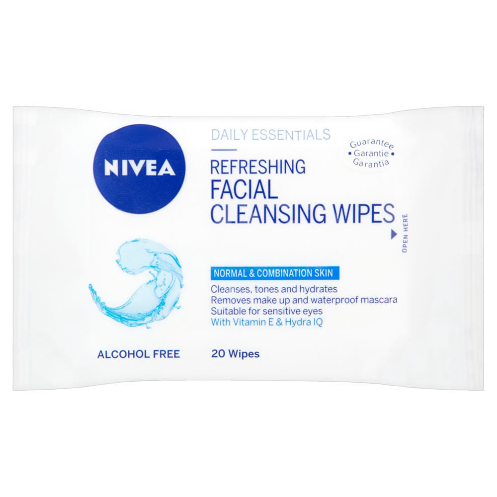 NIVEA FACIAL CLEANSING WIPES X20