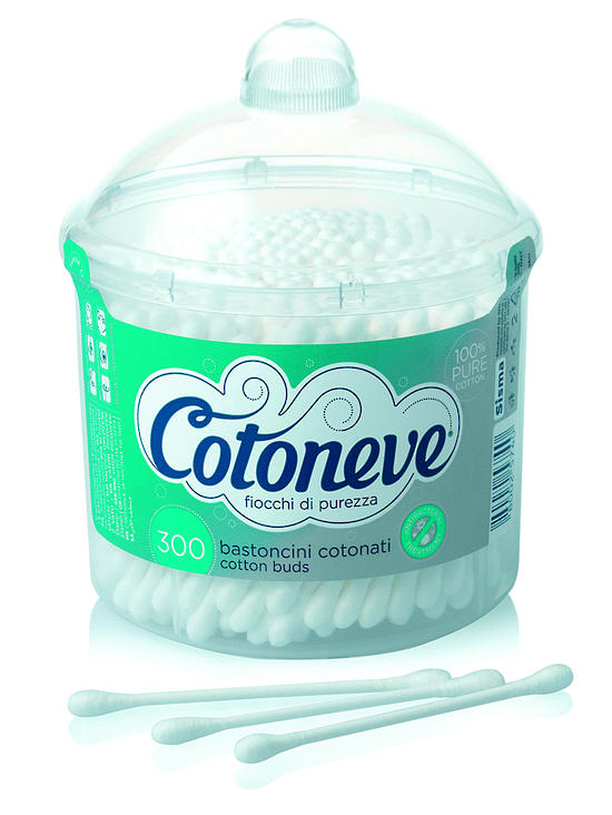 COTONEVE COTTON BUDS IN JAR/BOX 300