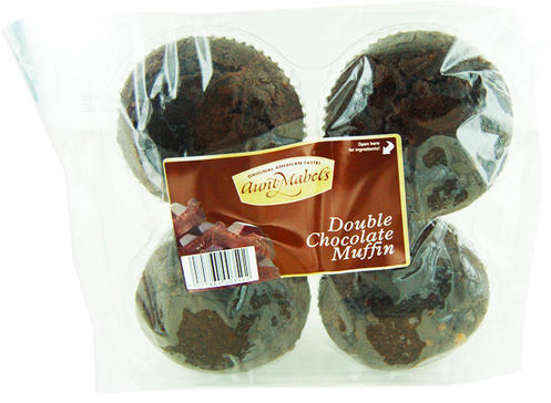 AUNT MABEL'S DOUBLE CHOCOLATE MUFFIN 4PCK