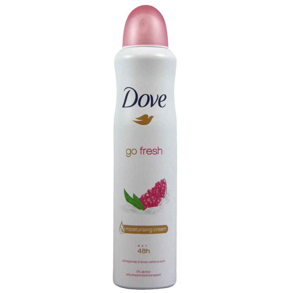 DOVE DEO SPRAY POMEGRANATE 250ML Lighthouse Supermarket, Gozo
