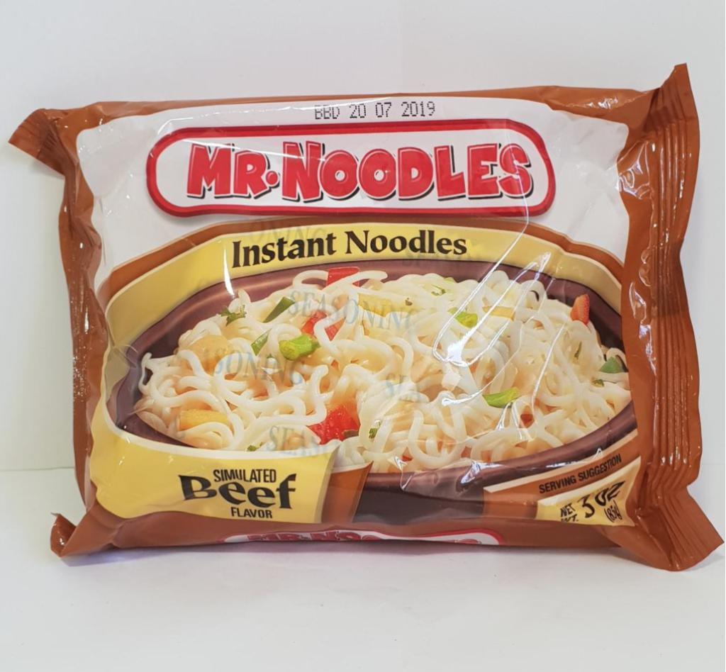 MR NOODLES BEEF 85G Lighthouse Supermarket, Gozo