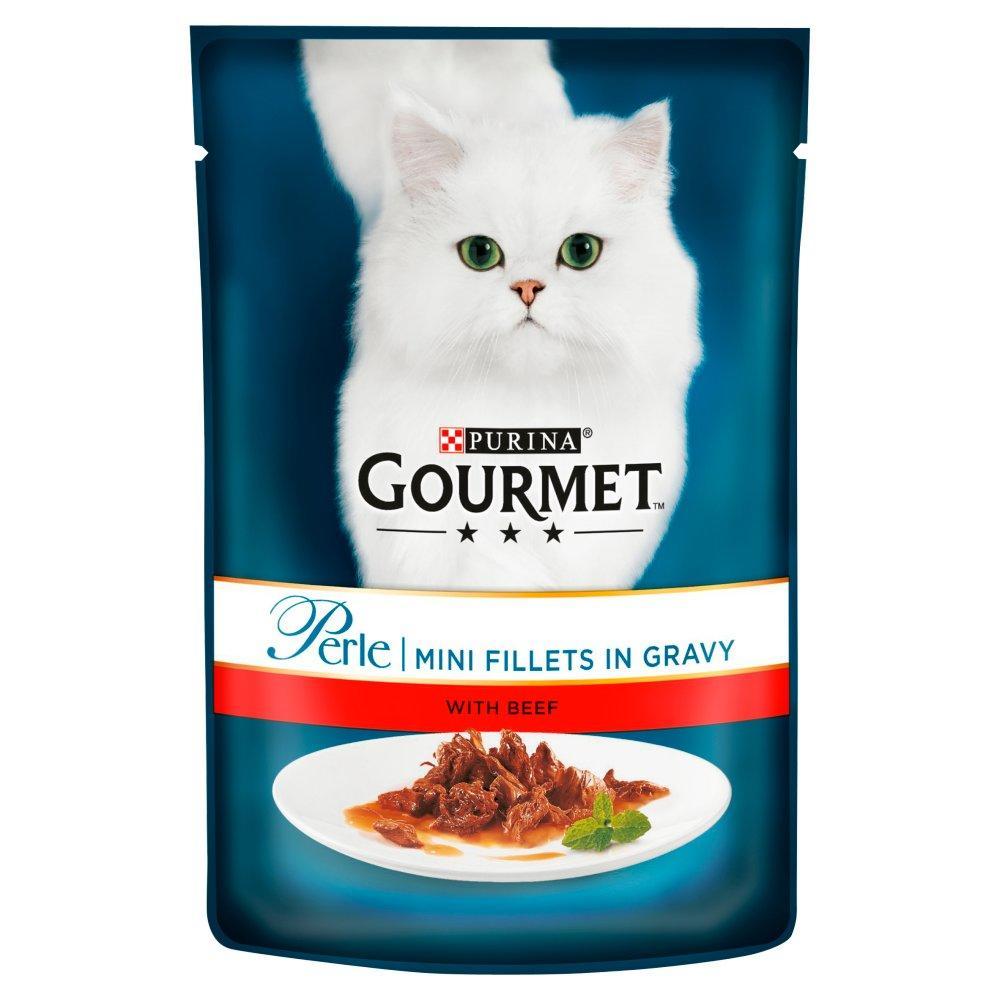 Gourmet Perle Mini Fillets In Gravy With Beef 85G