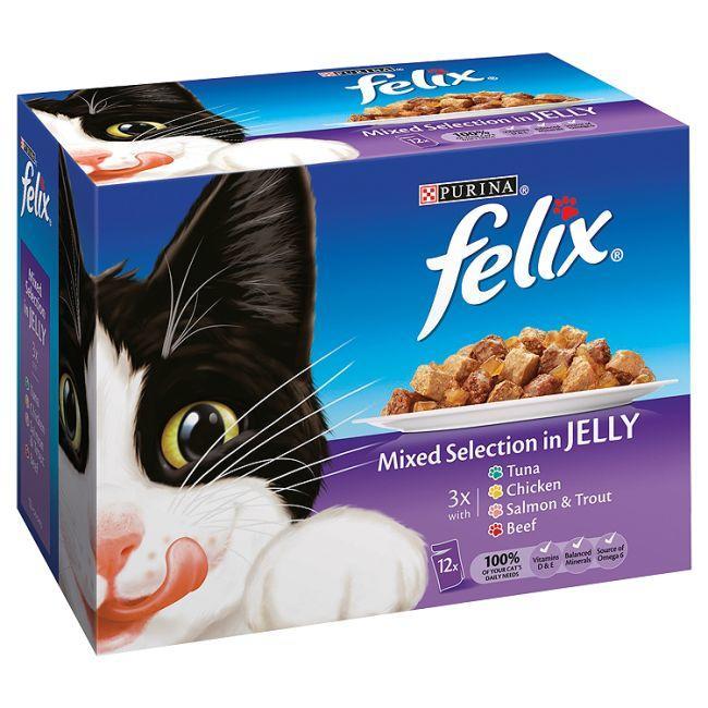 Felix Mixed Selection In Jelly 12X100G