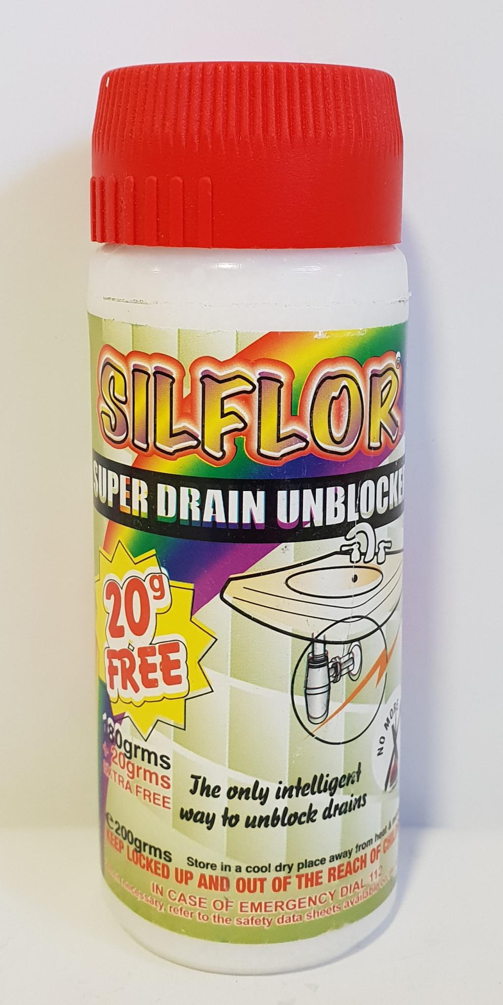 SILFLOR SUPER DRAIN UNBLOCKER 200G