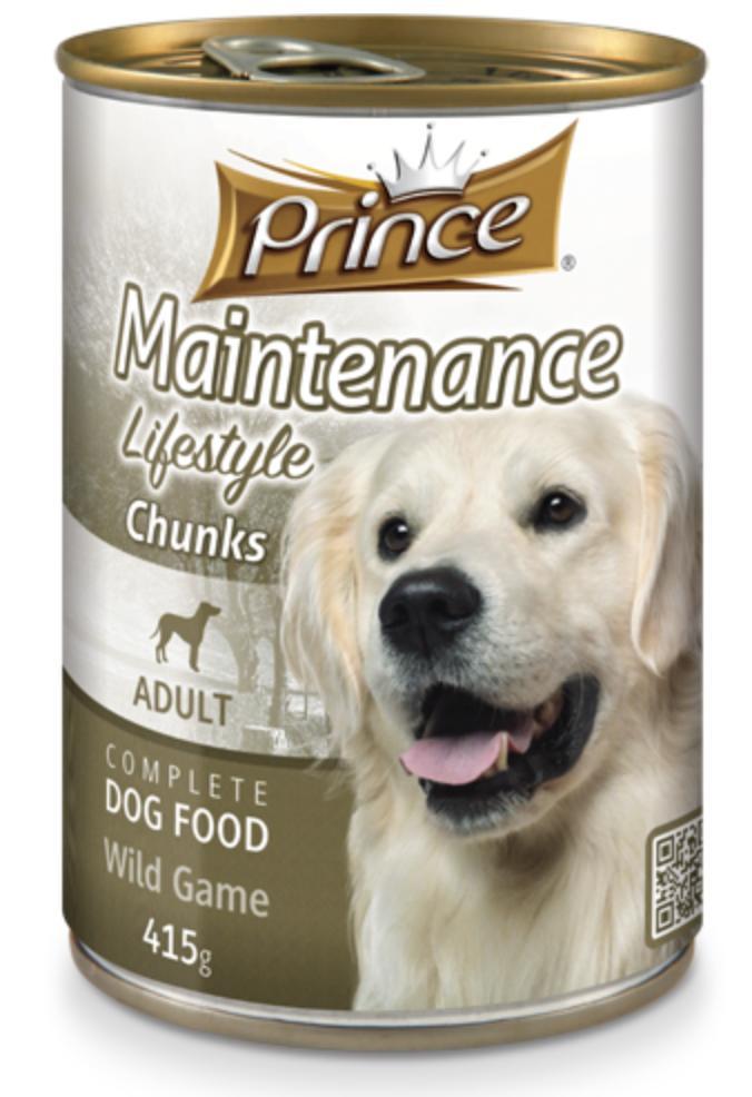 PRINCE MAINTENANCE DOG FOOD WILD GAME 415G
