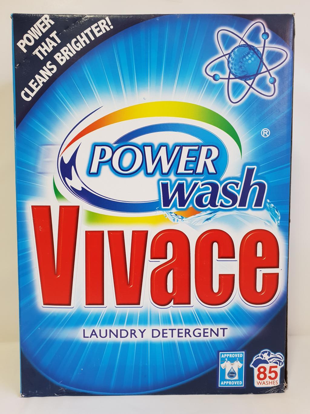 VIVACE POWER WASH LAUNDRY 85 WASHES 6KG Lighthouse Supermarket, Gozo